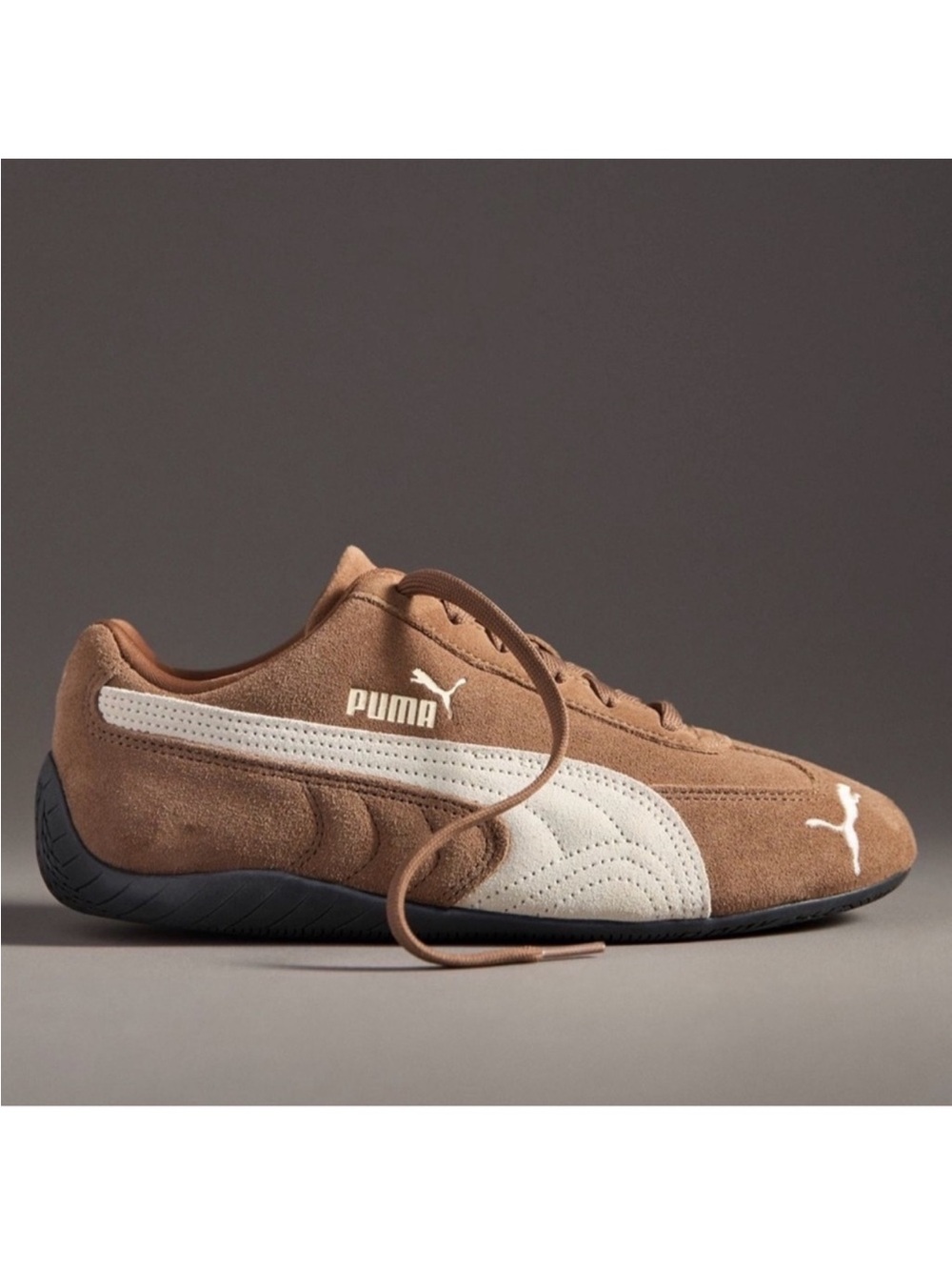 Puma Speedcat Suede Sneakers in Haute Coffee / Frosted Brown - NWOB